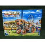 The Burrell Showmans Road Locomotive picture by Trevor Mitchell on aluminium plaque