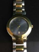 A Gucci Gentleman's stainless steel bi-colour wrist watch