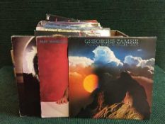 A box of lps including Midge Ure,