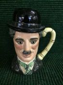 A Royal Doulton Character Jug : Charlie Chaplin D6949 limited edition of 5000 numbered 378