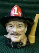 A Royal Doulton Character Jug : The Fireman D6697