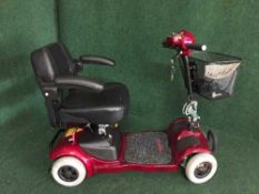 A Freerider mobility cart with keys,
