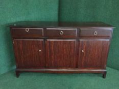 A Stag Minstrel triple door sideboard