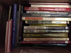 A box of books - Railways and steam trains