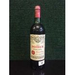 Petrus, Pomerol, vintage 1980, upper/top shoulder, some foxing to label.