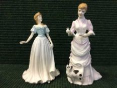 A Royal Doulton figure - Lucy HN 3858 together with a Royal Doulton classics figure - Anna HN 4391,