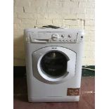 A Hotpoint washing machine