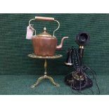 A reproduction candlestick telephone,