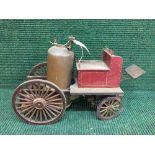 A scratch built brass live steam wagon