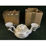 Four boxes of Royal Grafton tea service and three Chinese tea services