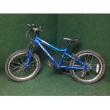 A boy's Ridgeback MX20 mountain bike