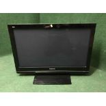 A Panasonic Viera 37 inch LCD TV with remote