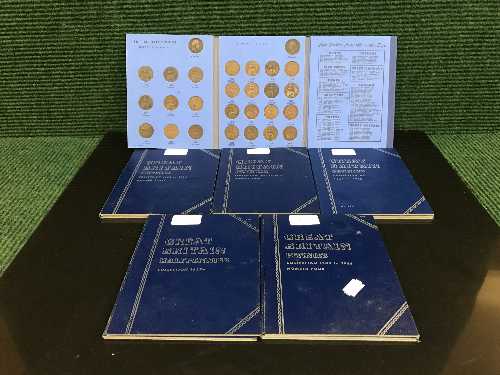 English coins to include; Halfpennies collection 1902 to 1936, Halfpennies Collection 1937 - ,