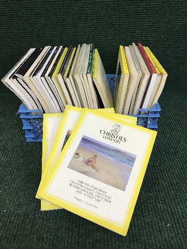 A large collection of antique sale catalogues, good reference books and other books.