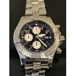 A Gent's Stainless Steel Breitling Chronometre Automatic Wristwatch,