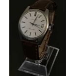 A Gents Stainless Steel Longines Conquest Automatic Wristwatch,