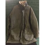 A Gentleman's Barbour coat - The Northumberland Range, size large.