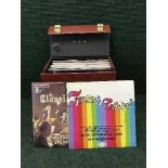 A box of lps, boxed sets and 78's including Bing Crosby, Military bands etc.