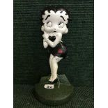 A cast metal Betty Boop door stop