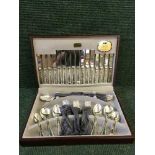 A canteen of Viners Traditional Bead pattern cutlery