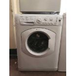 A Hotpoint washing machine