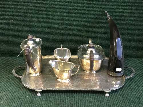 An EPNS four piece tea service,