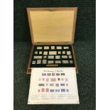A cased silver stamp set 'The Stamps of Royalty', 25 silver proof ingots,