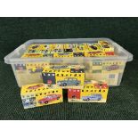 A box of thirty boxed Van Guards die cast vehicles