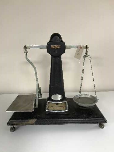 A set of vintage Avery balance scales