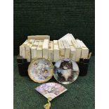 Four boxes of collector's plates, Bradford Exchange,