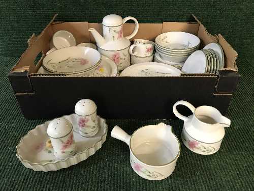 A box of Mid Winter Stonehenge oven to table ware