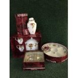 A collection of boxed Royal Albert Old Country Roses china including three boxes of egg cups (6),