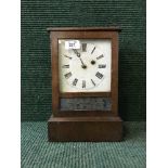 A late nineteenth century American mantle clock