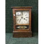 A late nineteenth century American mantle clock