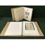 Two folders containing first day covers and other stamps,