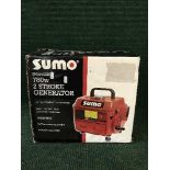 A boxed Sumo 780W two-stroke generator