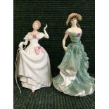 Two Royal Doulton figurines - Dawn HN 3600 together with Best Wishes HN 3971