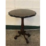 A Italianate pedestal wine table