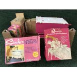 A box of Sindy furniture and accessories