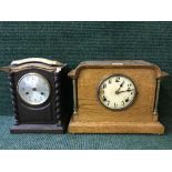 Two early 20th century mantel clocks