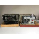 Jones electric sewing machine and Singer electric sewing machine