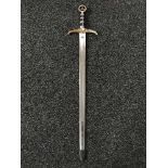 A replica Robin of Locksley Earl of Huntington sword and an Egyptian style dagger in sheath