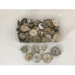 A quantity of watch movements, Jaeger, Omega,