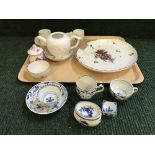 A good selection of eighteenth century and later English and Continental porcelain to include