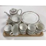 Two trays of Paragon Belinda tea china