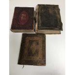 A box of Victorian holy bible,