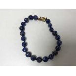 A Lapis Lazuli bracelet