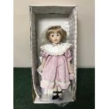 An Ashton Drake collector's doll in box