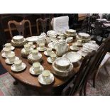 A Noritake Brentley dinner and tea service