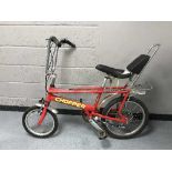 A Raleigh Chopper Mark 3 bike